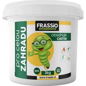 Hnojivo FRASSiO Organické hmyzí hnojivo NPK s chitinem - 3 kg