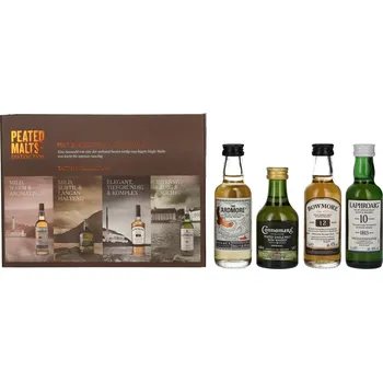Whisky Peated Malts of Distinction 40% 4 x 0,05 l (set)