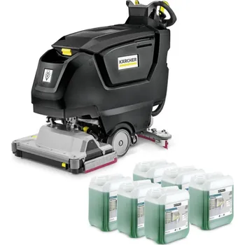 Podlahový mycí stroj Kärcher Podlahový mycí stroj s odsáváním KÄRCHR B 50 W Bp Pack 80Ah Li+R55+FC+DOSE+Rinse+Auto-fill Jubilejní edice 1.533-271.0