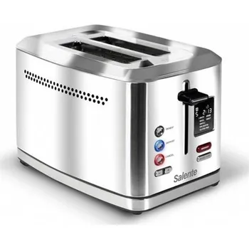 Topinkovač Salente ToastMax, topinkovač s digitálním displejem, nerez