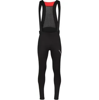 cyklistické kraťasy PROGRESS Progress GIRO WINTER pánské cyklistické kalhoty s kšandami a vložkou, černá velikost L