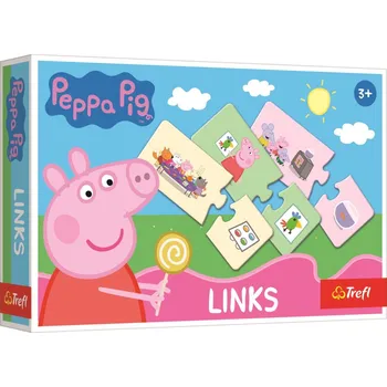 Puzzle Hra Links skládanka Prasátko Peppa/Peppa Pig 14 párů vzdělávací hra