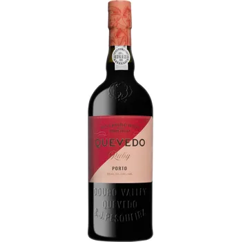 Fortifikované víno Quevedo Porto Quevedo Ruby Port, 19%, 0,75L (kazeta + 2 skl.)