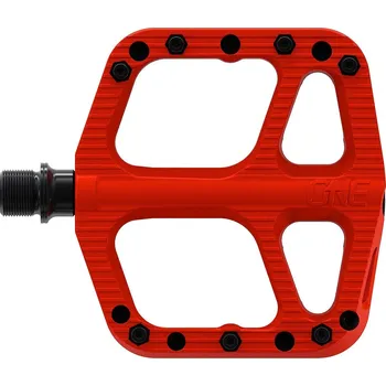 Pedál na kolo Pedály OneUp flat kompozitové malé červené