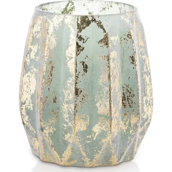 Svícen LED svícen AmeliaHome CORDOBA 12x13 cm lahvově zelený, velikost 12*13