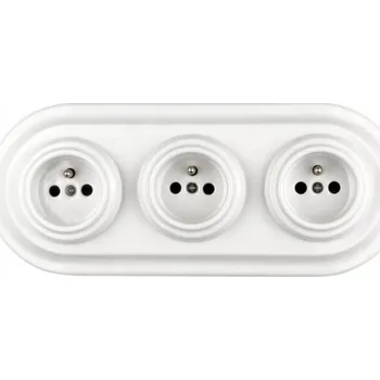 Elektrická zásuvka Elektrická zásuvka nástěnná KAMALG bílá
