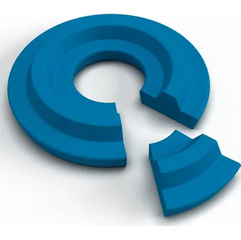 Zahradní lavice Lavice CITY MODUL, sklolaminát, výška 78 cm, nebeská modrá