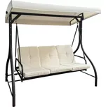 PARIS zahradní houpačka kovová - béžová - SLEVA 3% s kodem radost25