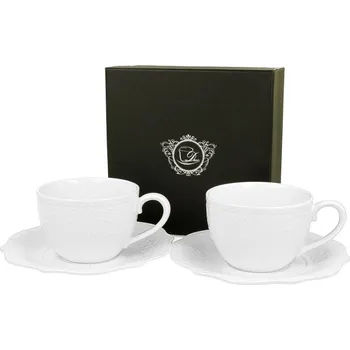 ŠÁLKY S PODŠÁLKY DUO ALICE ELEGANTNÍ BÍLÉ X 2 KS 210 ML