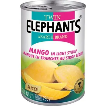 Omáčka Twin Elephants Mango v sirupu TE 425g