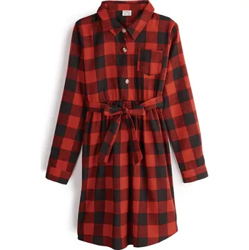 Dívčí šaty GATE Kárované košilové šaty 9Y 824-0684/55