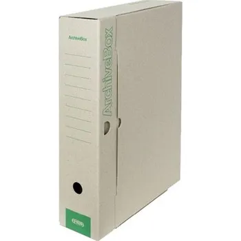 Archivační box Archivační krabice Emba - přírodní, 10x44,5x31 cm, 1 ks