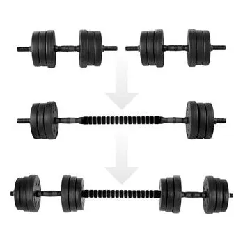 Spokey PONDUS 20 Multifunkční nakládací sada činek, 20 kg