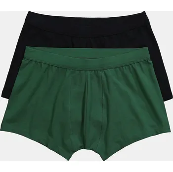 Pánské spodní prádlo JP-Aware, Plus size Hip spodky JP AWARE, břišní střih, 2-balení, GOTS certifikovaná biobavlna, do 7XL pro plnoštíhlé nadměrná velikost, 830754198-1456, zelený, 7XL, Plus size oblečení, Oblečení pro vysoké muže, Nadměrné velikosti, Oblečení pro plnoštíhlé.