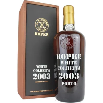 Fortifikované víno Kopke Colheita White 2003 Porto, 20%, 0,75L (kazeta)