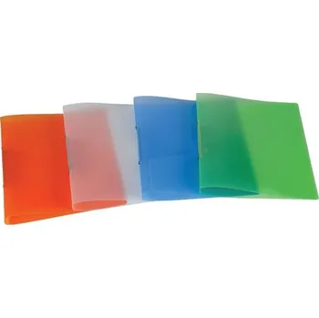 Donau 2 kroužkový pořadač Donau-A4,hřbet 3,4 cm, mix transparentních barev