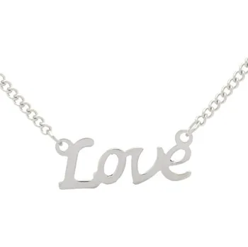 Růženec Woodrow Přívěsek s nápisem Love - nerez ocel 2669