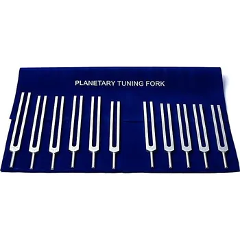 Příslušenství k hudebnímu nástroji Set terapeutických ladiček hliník Planety