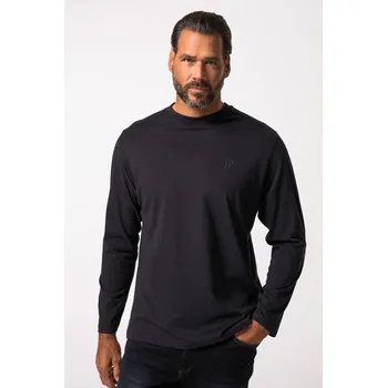 Pánské tričko JP1880, Plus size JP1880 tričko s dlouhými rukávy, kolekce Basic, do 8XL pro plnoštíhlé nadměrná velikost, 702559730-1454, modrý, 5XL, Plus size oblečení, Oblečení pro vysoké muže, Nadměrné velikosti, Oblečení pro plnoštíhlé.