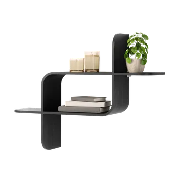 police Nástěnná police Umbra MONTAGE černá