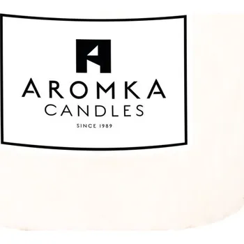 Svíčka Přírodní vonná svíčka palmová - AROMKA - Válec, průměr 5,4 cm, výška 5 cm Vůně: Bez vůně