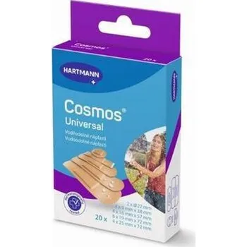 Náplast COSMOS náplasti voděodolné, 5 velikostí, 20ks