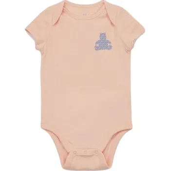 Kojenecký body Dětské body GAP BRANNAN 6-12M Lososová, Světle modrá