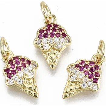 Přívěsek Přívěšek se zirkony pozlacený 14K zlatem