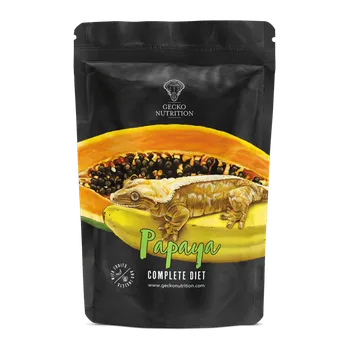 Krmivo pro terarijní zvíře Gecko Nutrition Kaše pro pagekony Papája/banán Hmotnost: 250 g