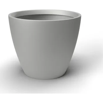 Květináč Květináč ERA S, sklolaminát, výška 40 cm, světle šedá