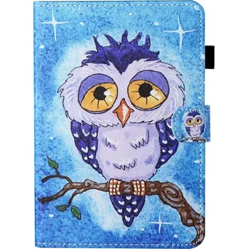 Pouzdro na tablet VSECHNONAMOBIL 56074 ART Zaklápací obal Amazon Kindle Paperwhite 4 / 3 / 2 / 1 OWL