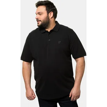 Pánská košile JP1880, Plus size Polokošile, kolekce Basic, pohodlný břišní střih, piké, XXL do 10XL pro plnoštíhlé nadměrná velikost, 712617130-1456, černý, 7XL, Plus size oblečení, Oblečení pro vysoké muže, Nadměrné velikosti, Oblečení pro plnoštíhlé.