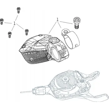Cyklistika SRAM SHIFT LEVER TRIGGER COVER KIT SX EAGLE