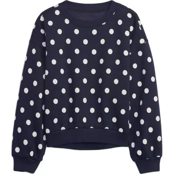 Dívčí mikina Dívčí mikina GAP HO23 NOVELTY XL Tmavě modrá, Bílá