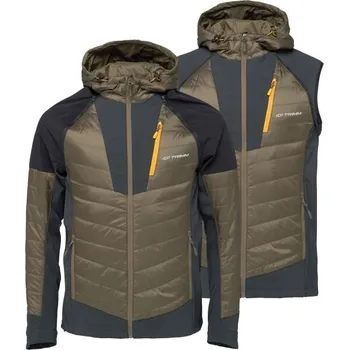 Pánská bunda TRIMM CONTRE M Khaki, Černá