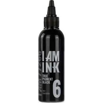 Tetovací barva I AM INK I AM INK- First Generation 6 - True Pigment Black - 100ml