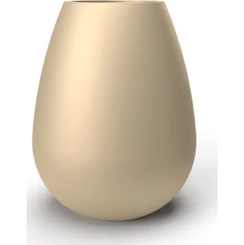 Květináč Květináč OLIVE L, sklolaminát, výška 80 cm, krémová