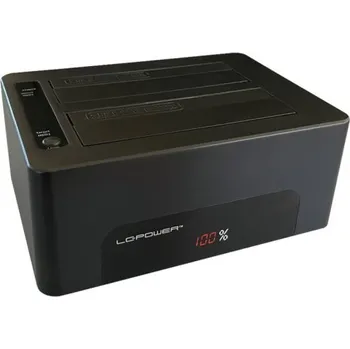 Interní pevný disk LC-Power Dockingstation USB 3.2 2,5/3,5 SATA/SSD (LC-DOCK-U3-V)