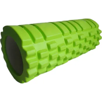 Pěnový válec KUBIsport D85 Masážní válec - roller, ZELENÝ