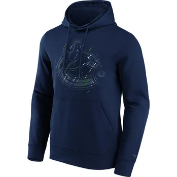 Pánská mikina Fanatics Pánská mikina Vancouver Canucks NHL Etch Hoodie Velikost: S