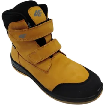 Pánská zdravotní obuv Dětská zimní obuv 4F Junior beige, KTR vel. 35