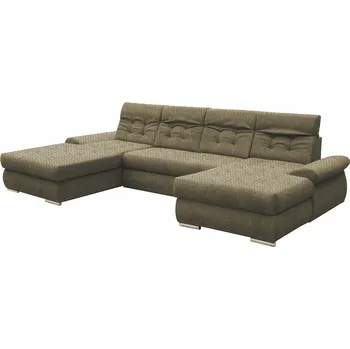 Sedací souprava BRAZIL U - Pravá sedací souprava, látka HNĚDÁ Matana 18 (FE) kolekce - (K250-Z) MIMOŘÁDNÁ ORFA AKCE DO VYPRODÁNÍ ZÁSOB