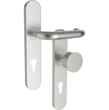 Dveřní kování Dv.kov.PERUN PZ/72 klika P-knoflík nerez mat