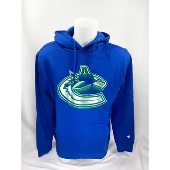 Pánská mikina Fanatics Pánská mikina Vancouver Canucks NHL Chrome Graphic Hoodie Blue Chip Velikost: S