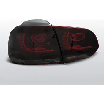 Zadní světlomet Zadní světla diodové, VW GOLF VI, 2008-2012, ČERVENÁ SMOKE LED (88.LDVW71)