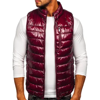 Vínová pánská prošívaná vesta Bolf R0109A - L