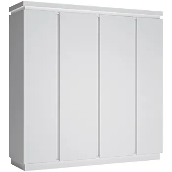 Pohovka CANTUS (LYOS103) -SKŘÍŇ 4D lamino bílá/ bílá lesk (W) (7BALÍKŮ)(K150)