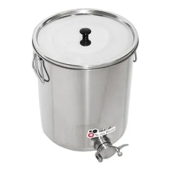 Stáčecí nád. nerez 35 kg (c) - kovová výpust