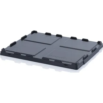 paleta Nasazovací víko pro europřepravky - Dopravní černá - materiál: ABS - A 86