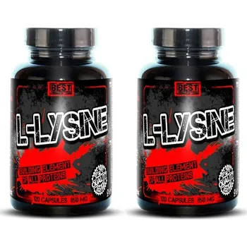 Anabolizér 1+1 Zadarmo: L-Lysine od Best Nutrition Balení: 120 kaps. + 120 kaps.